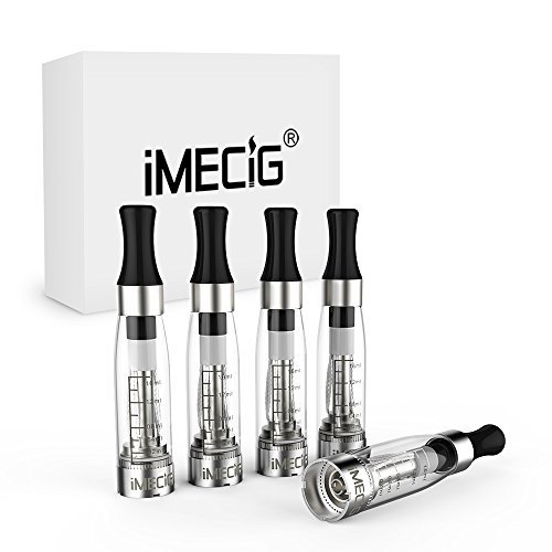 Place IMECIG® 5 x CE4 Transparente Claro Vapor Atomizador para E-Cig Clearomizer para