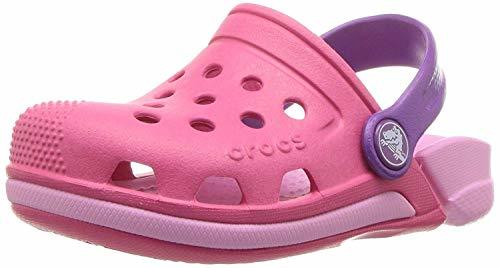 Lugar Crocs Electro III Clog Kids, Unisex Niños Zueco, Rosa