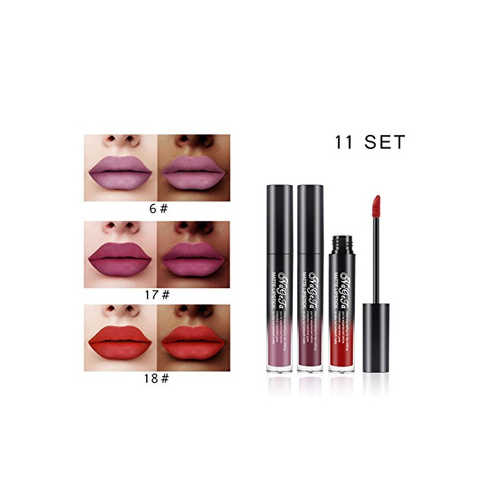 Producto Hyack 3 Unids Mate Lápiz Labial Líquido Shimmer Shinning Impermeable Brillo Labial