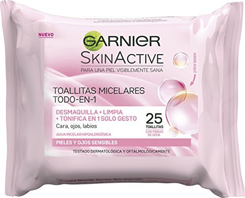 Social Garnier Skinactive - Toallitas Desmaquillantes Todo-en-1