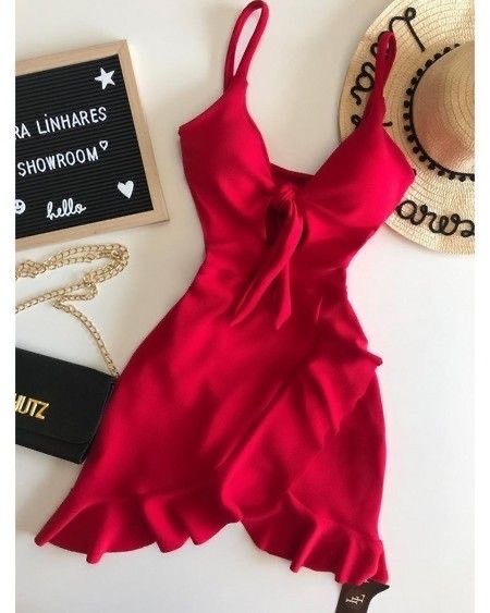 Fashion Vestidinho vermelho ❤️