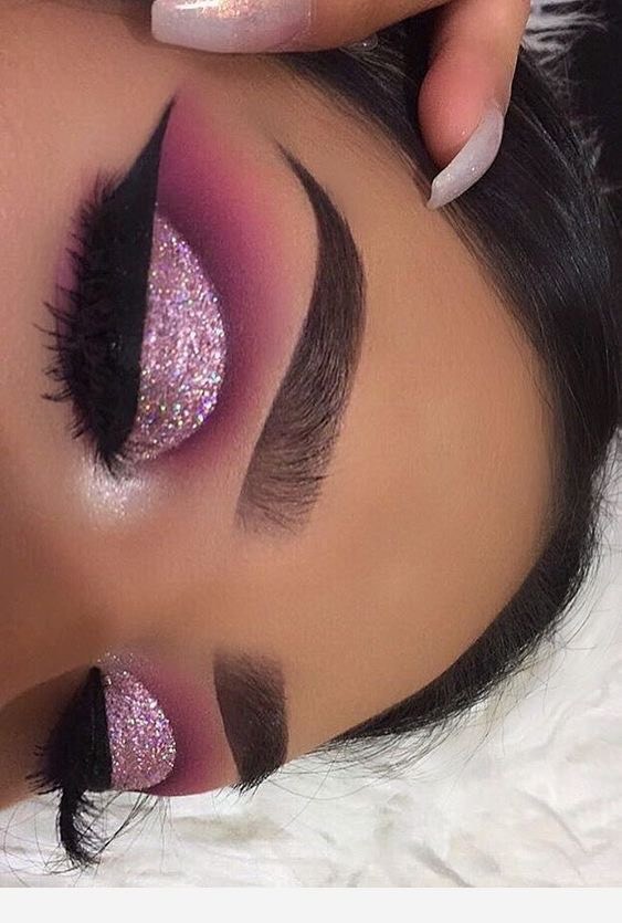 Fashion Maquiagem para olhos roxo 💜