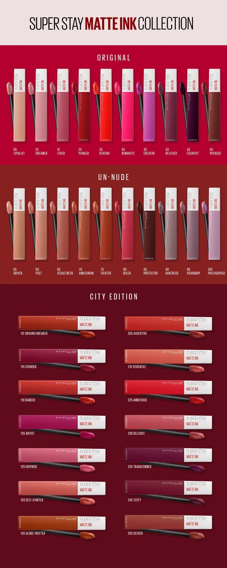 Belleza Maybelline New York - Superstay Matte Ink City Edition