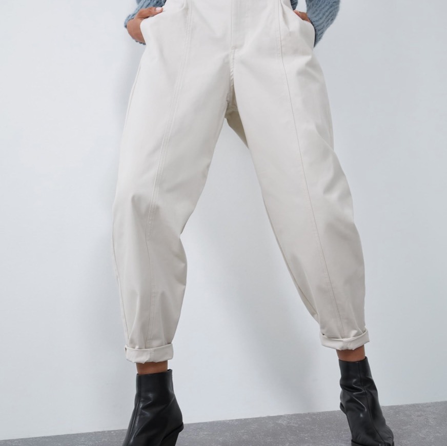 Fashion Pantalón slouchy blanco