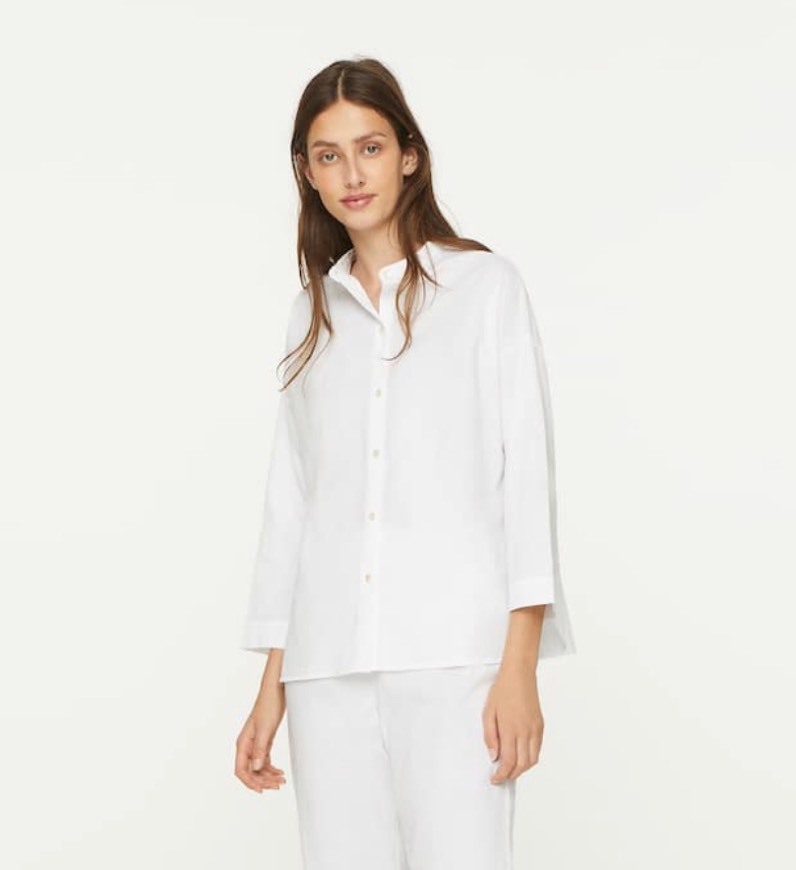 Social Camisa blanca pijama