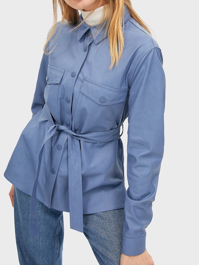 Moda Gabardina azul