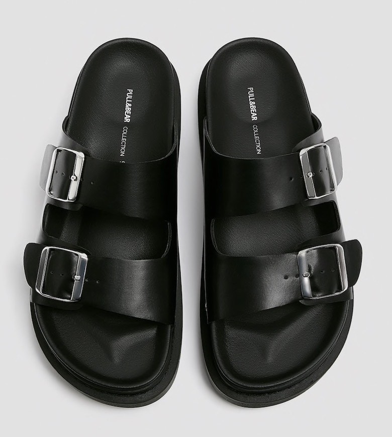 Moda Sandalias negras