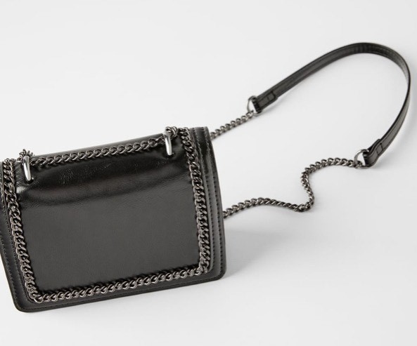 Moda Bolsa negra crossbody 