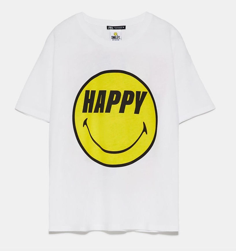 Moda T-shirt happy