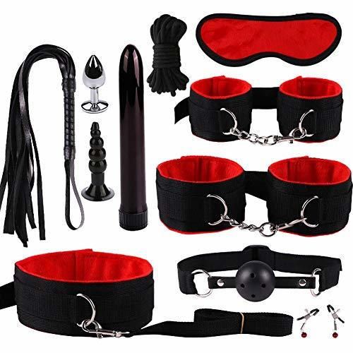 Kindlyperson 11 Piezas SM Bondage Nuevo Peluche Aumentar la Felicidad Sexual Especial