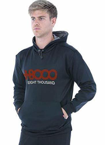 Places +8000 Sudadera Almaden 19I Negro Vigore Hombre - S