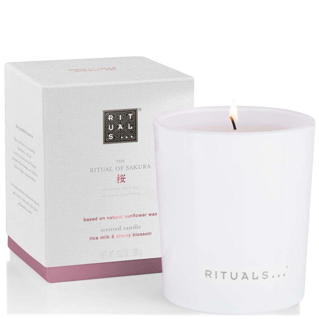 Fashion Rituals The Ritual of Sakura Scented Candle 290g - Lookfantastic