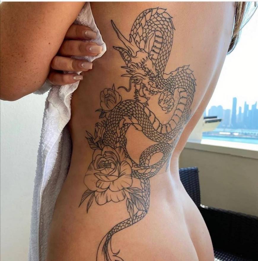 Fashion Dragon tattoo