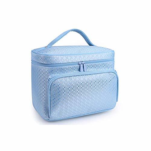 Product ShuuHaYi Floral Big Cosmetic Bag Women Waterproof Toiletry Kit Wash Travel Organizer