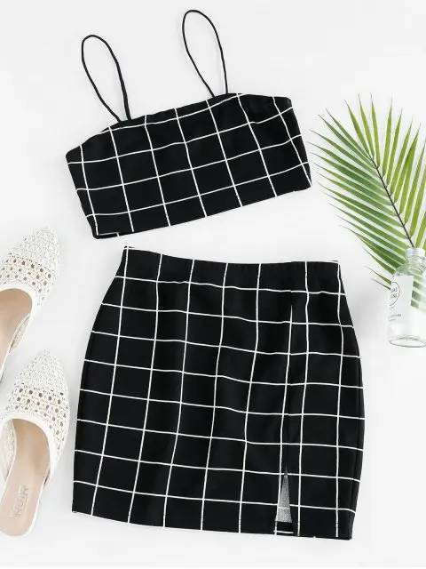 Cami Mini Skirt Set