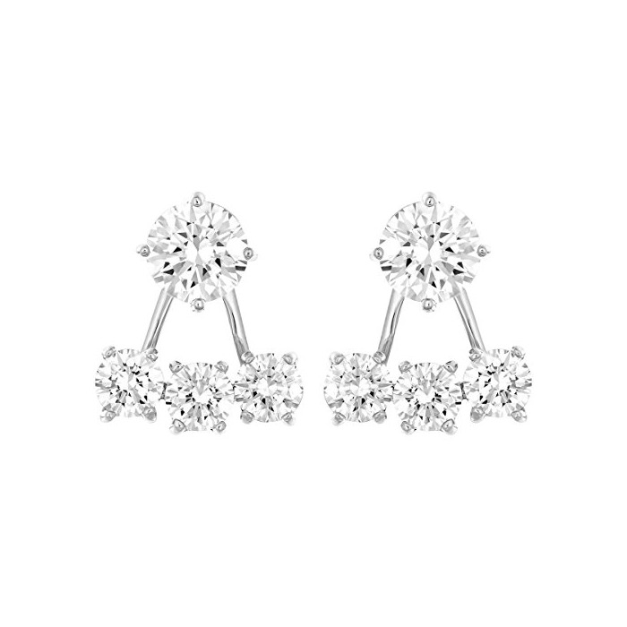 Swarovski Mujer Pendientes de Attract Earring Jackets Cristal Transparente – 5123880