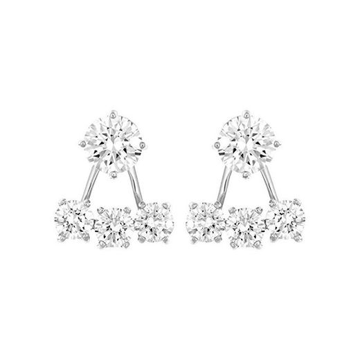 Swarovski Mujer Pendientes de Attract Earring Jackets Cristal Transparente – 5123880