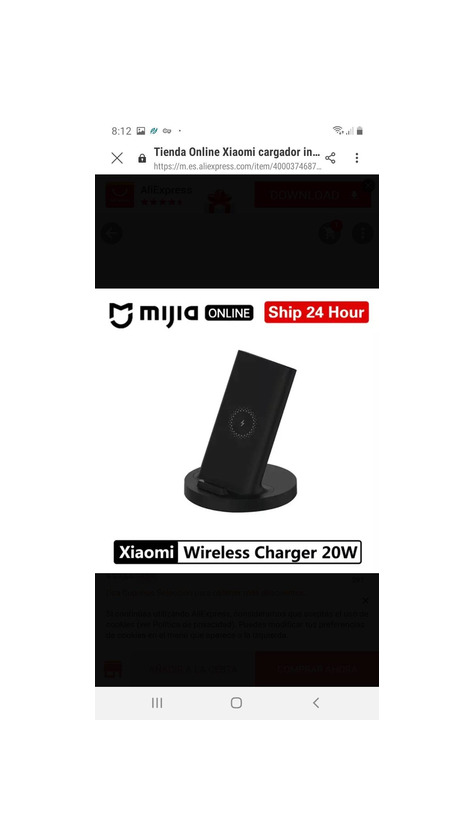 Product Cargador xiaomi