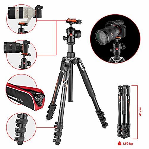 Electrónica Manfrotto MKBFRLA-BH Befree Advanced - Trípode de Viaje