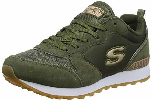 Skechers Women's RETROS-OG 85-GOLDN GURL Trainers, Green