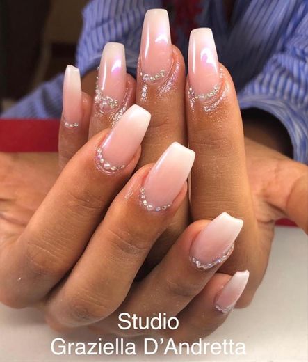 Bride nails 🤍