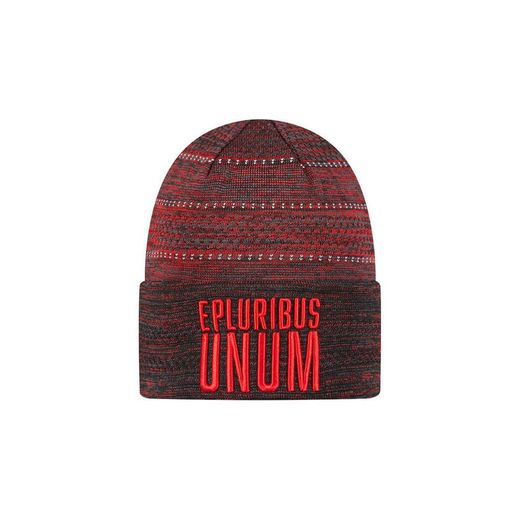 Gorro preto mesclado e pluribus unum