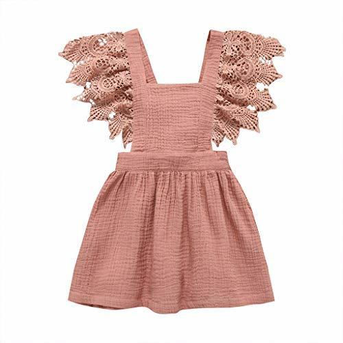 Social YWLINK Verano Mezcla De AlgodóN Ropa Infantil del Vestido De La Princesa