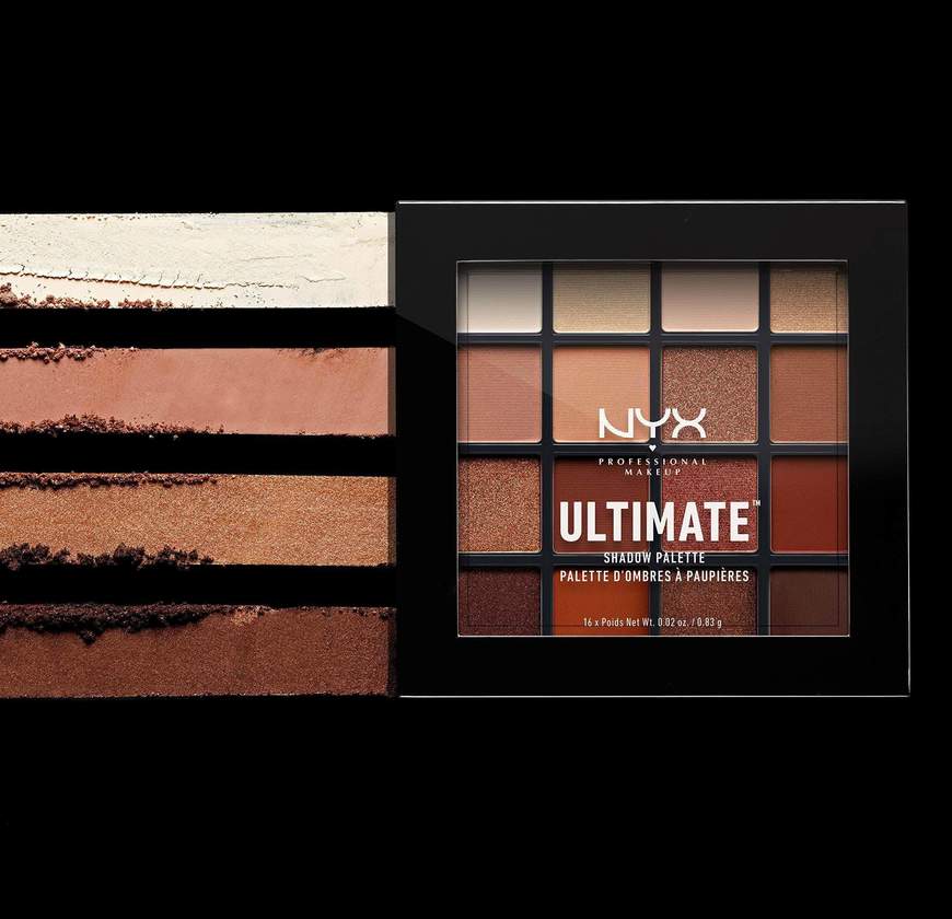 Belleza NYX Professional Makeup Paleta de sombra de ojos Ultimate Shadow Palette, Pigmentos