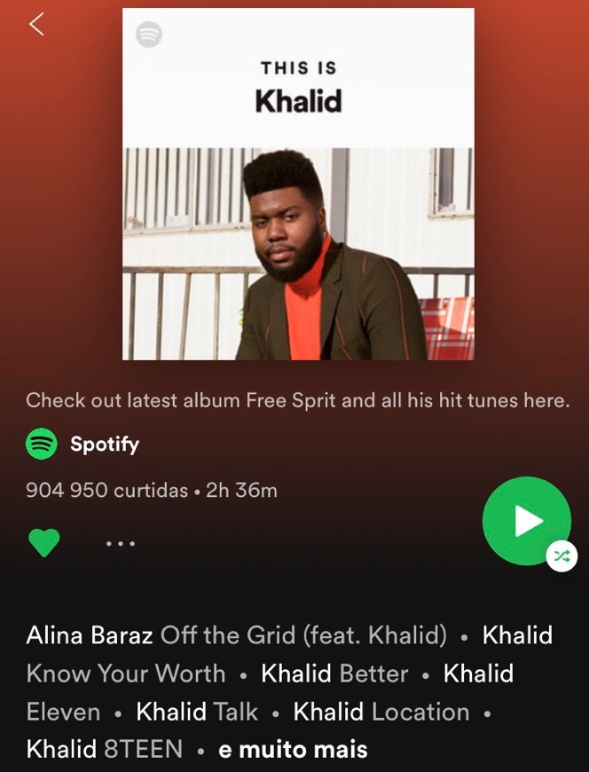 Moda Playlist This is Khalid