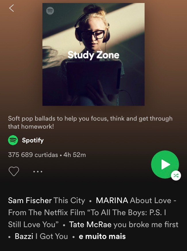 Moda Playlist de Estudo com música calma