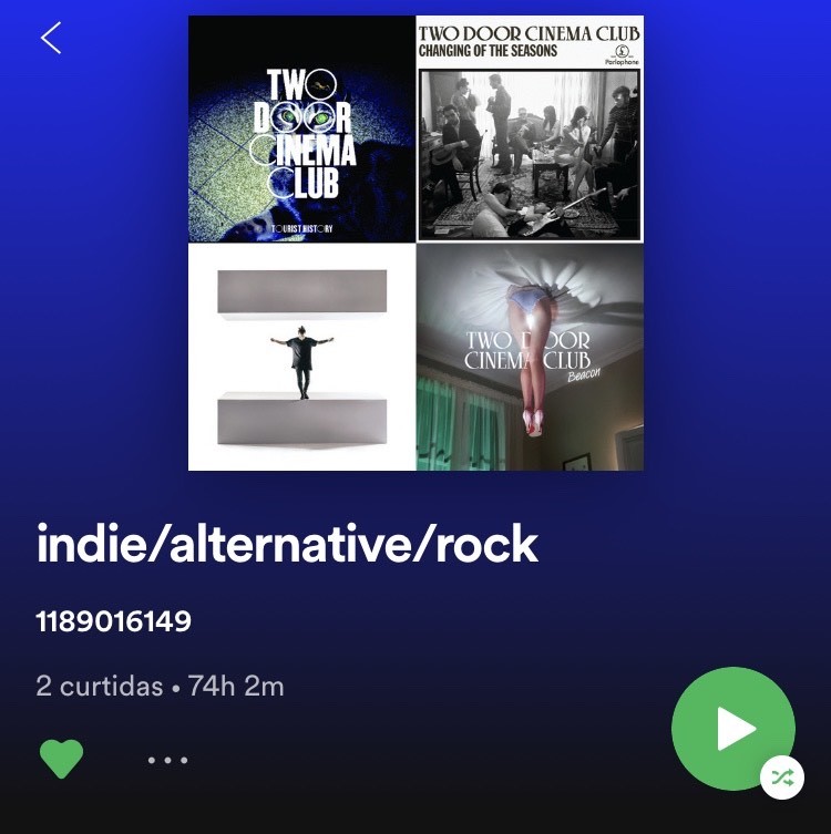 Moda Playlist Indie_alternativo_rock