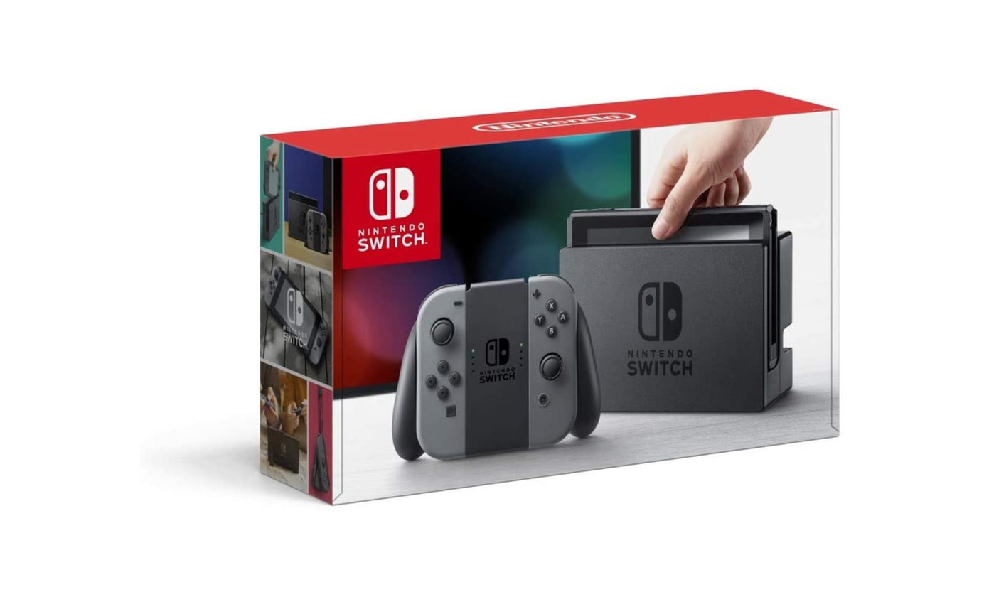 Products Consola Portátil Nintendo Switch V2 cinzento 