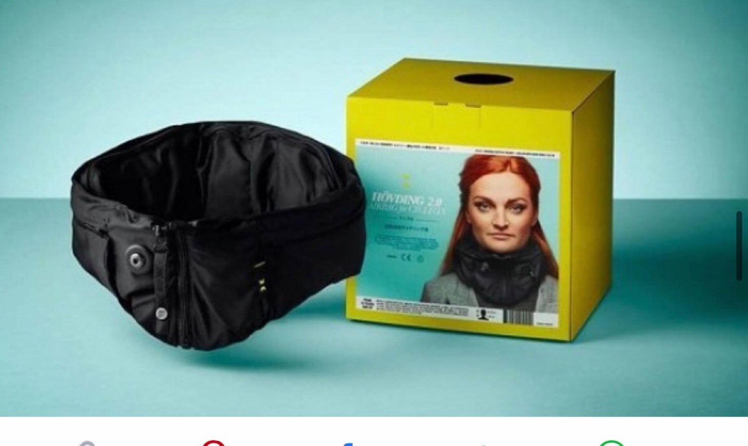 Fashion Colar-airbag para ciclistas