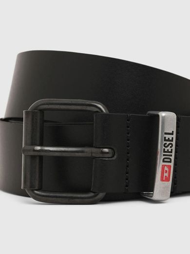 B-VITO
Leather belt with metal logo loop
