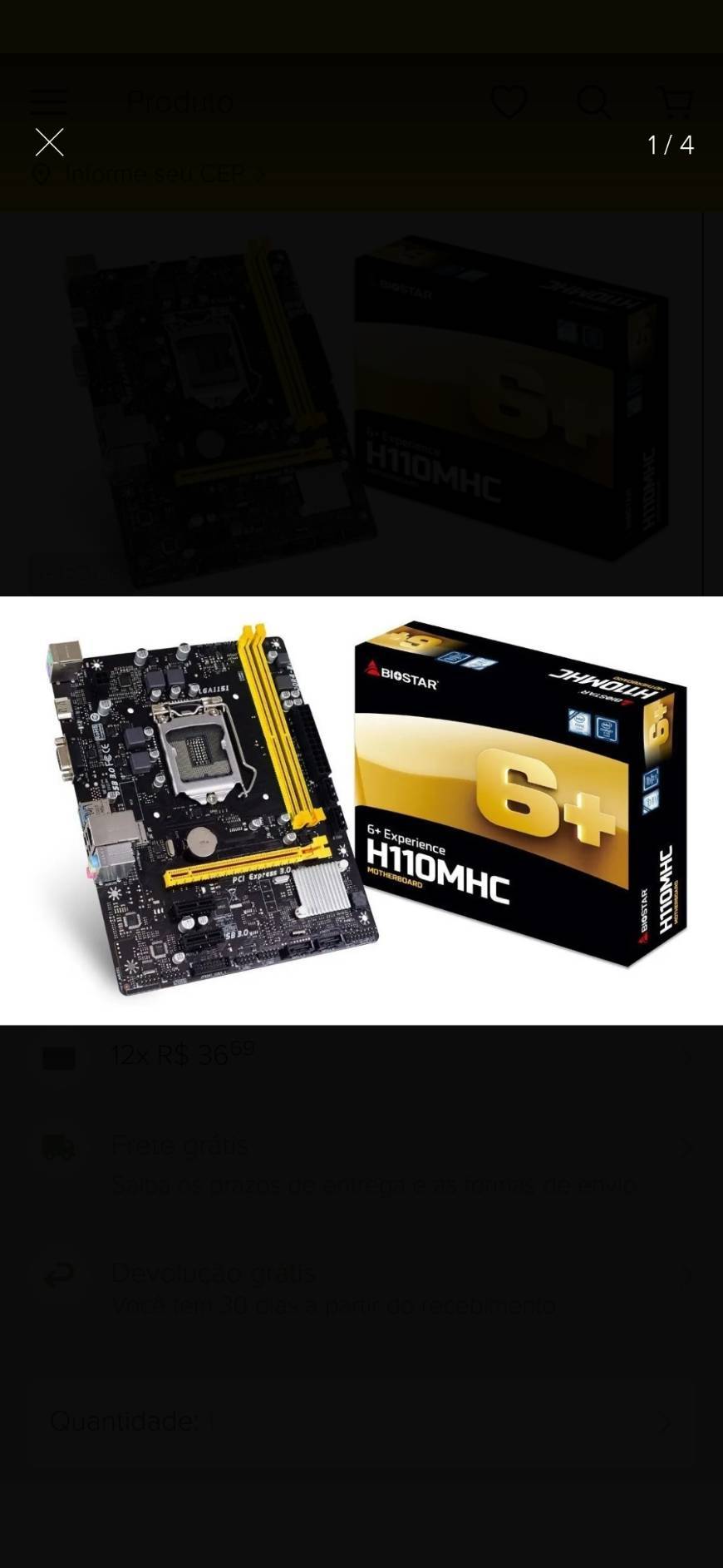 Moda Placa Mãe Biostar H110mhc 6+ Experience Chipset H110 1151