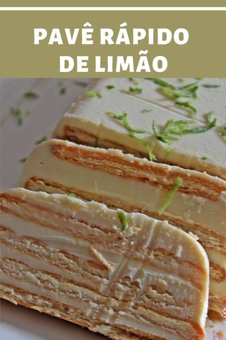 Pavê de limão
