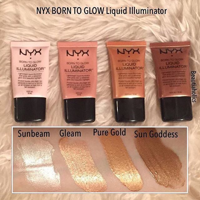 Belleza NYX Professional Makeup Iluminador líquido Born to Glow Liquid Illuminator, Maquillaje fluido