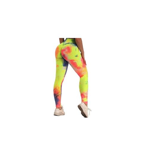 FITTOO Mallas Pantalones Deportivos Leggings Mujer Yoga de Alta Cintura Elásticos y
