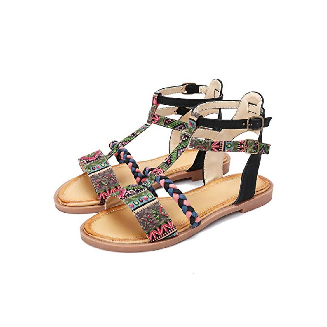 Product Camfosy Sandalias Romanas Planas para Mujer