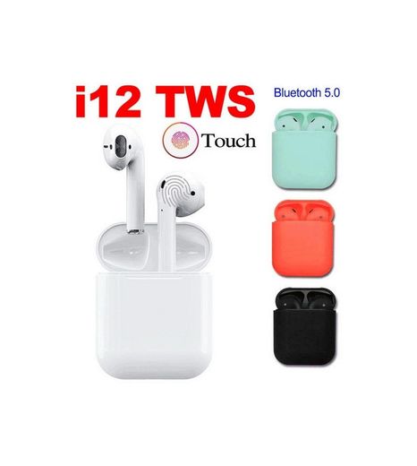 Auriculares Originales Mate I12 TWS 5.0 Auriculares Inalámbricos Auriculares Bluetooth Auriculares Táctiles