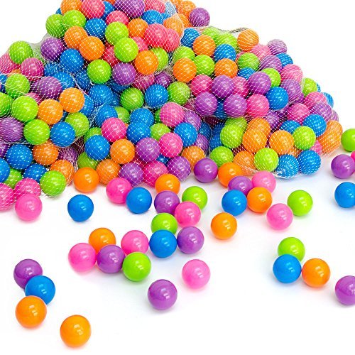 Productos LittleTom Pelotas multicolores de plástico Ø5,5cm de diámetro