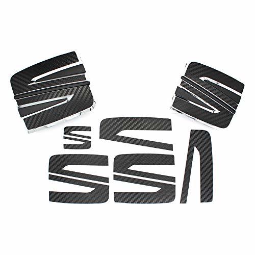 Social Juego de emblemas Seat SE01 para parte delantera y trasera