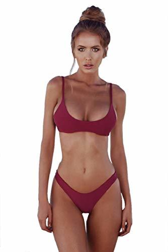 Social heekpek Bikinis Mujer 2019 Brasileños Bañador Ropa de Baño Push Up Dos