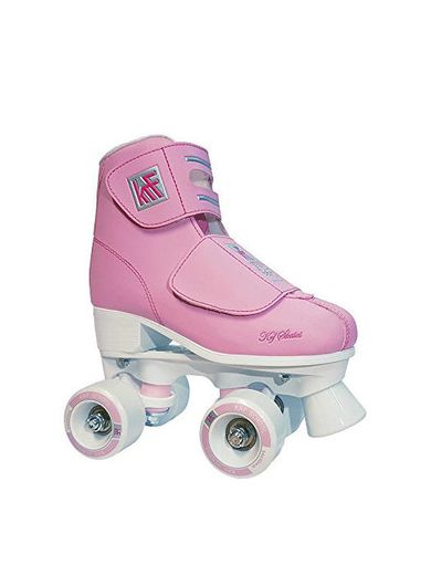 KRF The New Urban Concept Patines Roller School PPH Velcro, Niñas, Pink