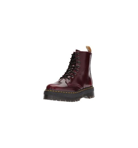 Dr. Martens 2976 botina vegano rojo cereza Cambridge Cepillo rojo burdeos 21802600,