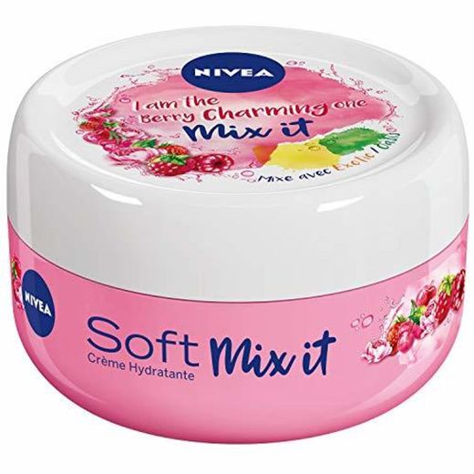 Nivea Crème Soft Mix It Pink Edition limitada 100 ml - juego de 4