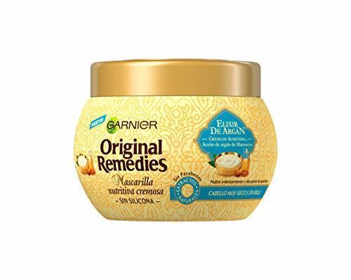 Belleza Garnier Original Remedies Elixir de Argán Mascarilla capilar nutritiva cremosa sin silicona