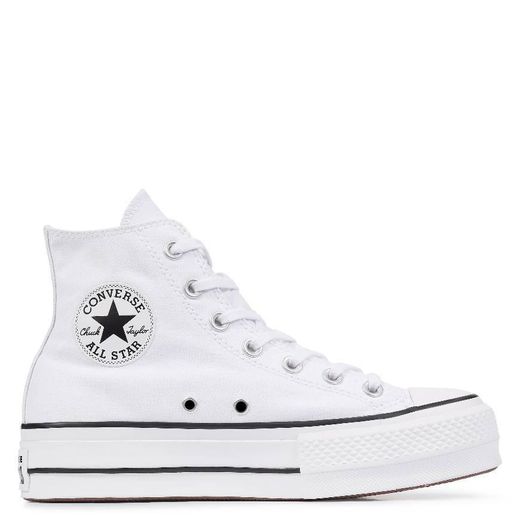 Converse blancas plataforma