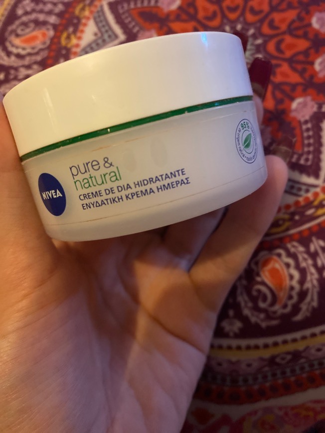 Producto CREME DE DIA HIDRATANTE PURE & NATURAL NIVEA