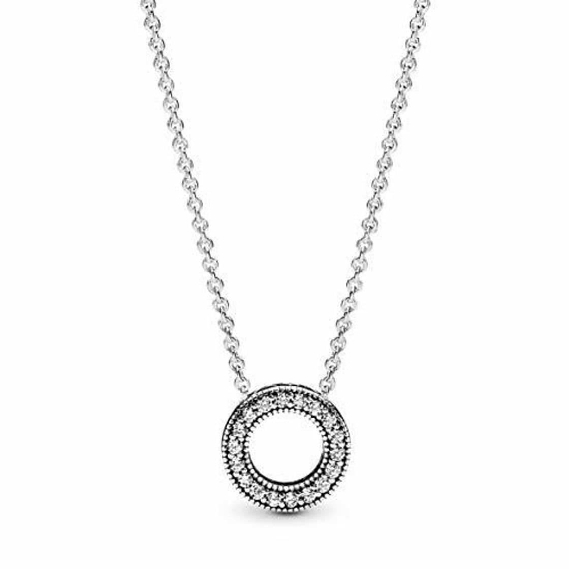 Social Pandora Collar con colgante Mujer plata